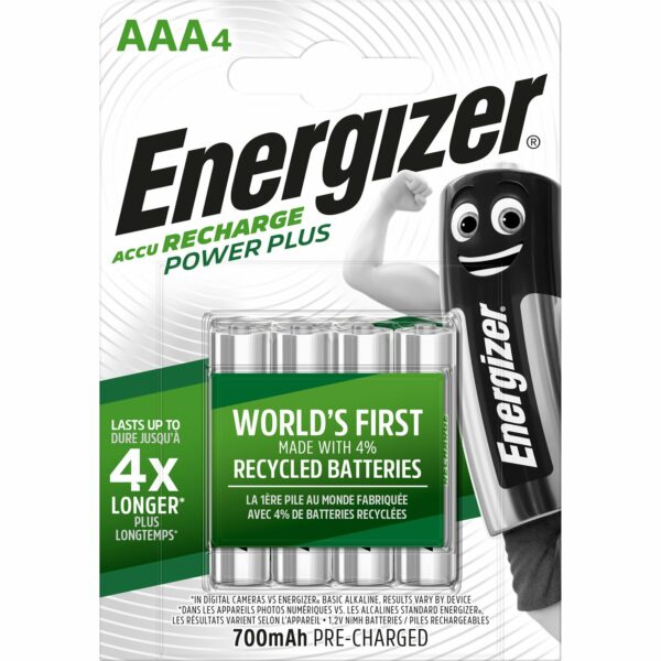 Energizer Akku Power Plus AAA Micro 700 mAh 4 Stück