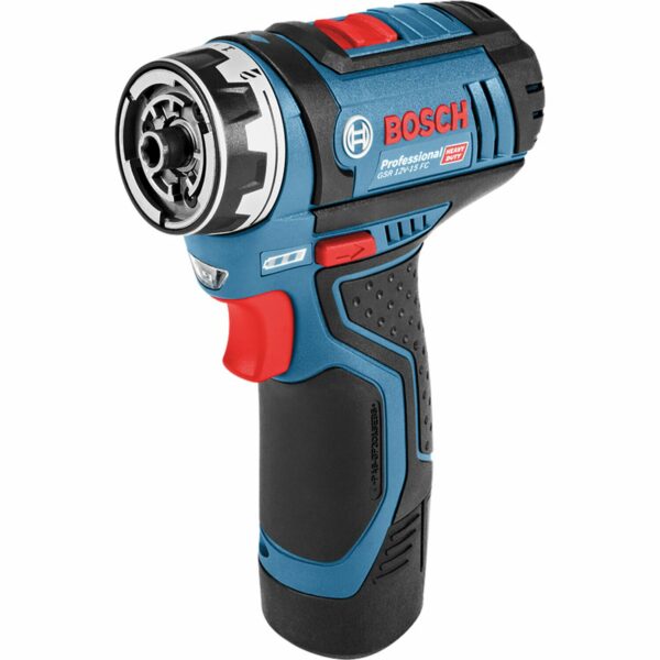 Bosch Professional Akku-Bohrschrauber GSR 12V-15 FC mit 2 Akkus