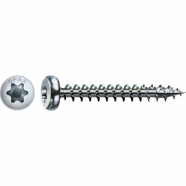 Spax Halbrundkopf Universalschraube T-Star plus-Antrieb Ø 4 mm x 20 mm 16 Stück