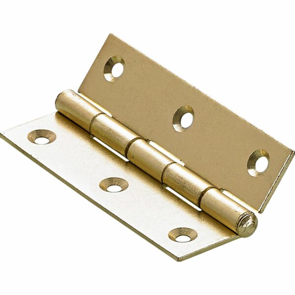 Hettich Scharnier 70  mm x 40 mm vermessingt