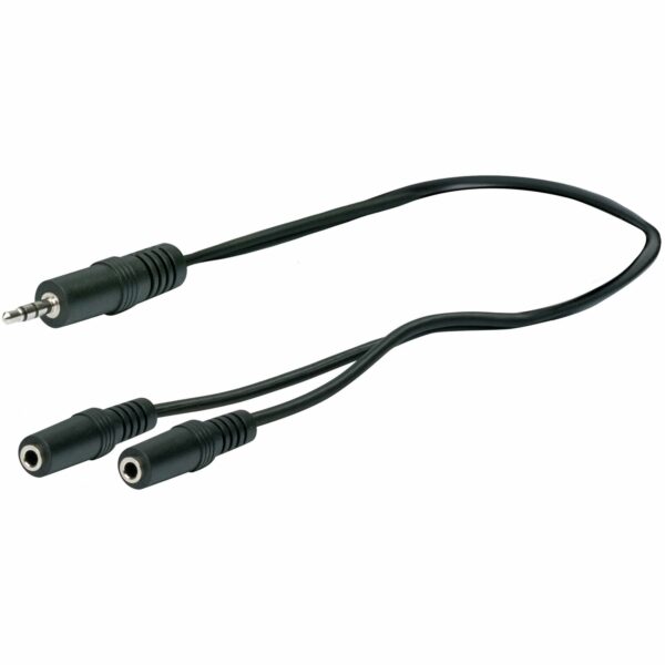 Schwaiger Audio Adapterkabel 2 Empfänger 20 cm