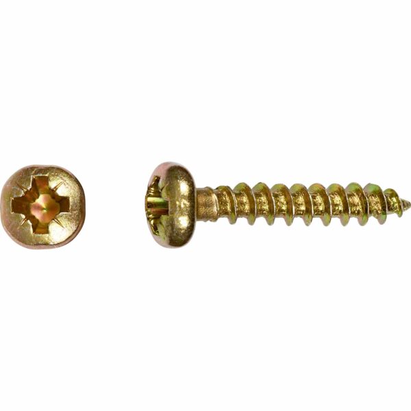 LUX Halbrundkopf Universalschraube Ø 4 mm x 16 mm mit PZ-Antrieb 100 Stück