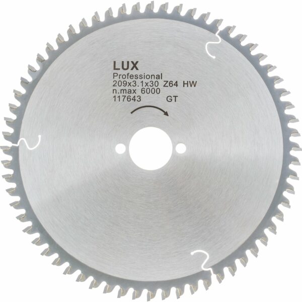 LUX HM-Kappsägeblatt 209 mm x 30 mm 64 Z