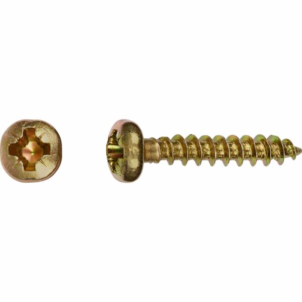 LUX Halbrundkopf Universalschraube Ø 3 mm x 16 mm Kreuzschlitz PZ-Antrieb 100 St