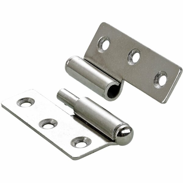 Hettich Möbelband 50 mm x 40 mm rechts vernickelt