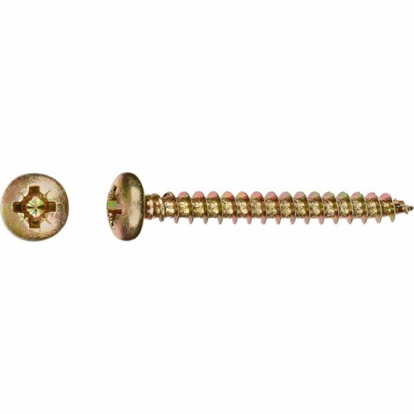 LUX Halbrundkopf Universalschraube Ø 4 mm x 35 mmmit PZ-Antrieb 100 Stück