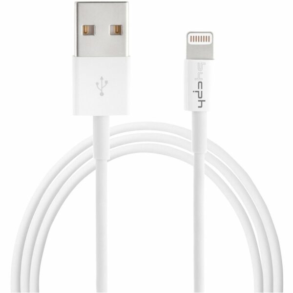 USB 2.0 Ladekabel mit Lightning Connector Anschluss Weiß 1 m