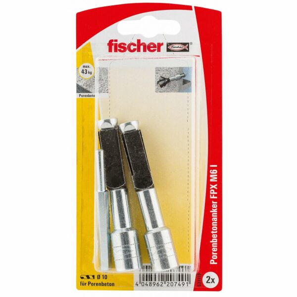 Fischer Porenbetonanker FPX-I M6 SB-Karte