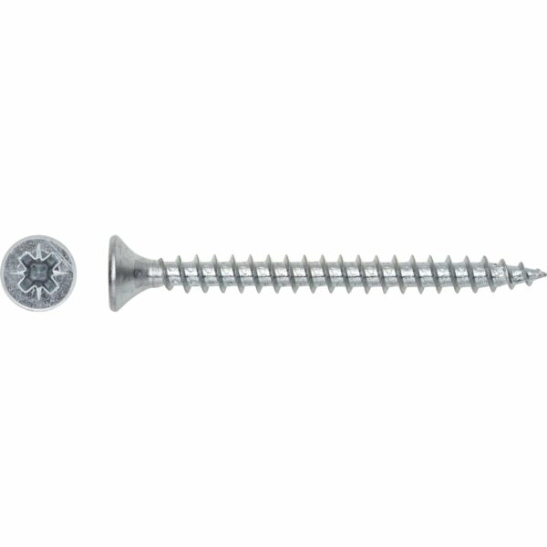 LUX Senkkopf Universalschraube PZ-Antrieb Ø 3 mm x 25 mm Verzinkt 50 Stück