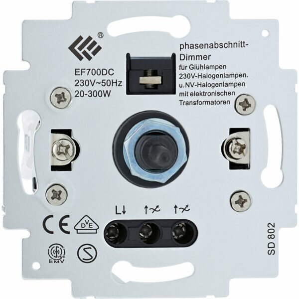 OBI Phasenabschnittsdimmer Unterteil 230 V 50-300 W