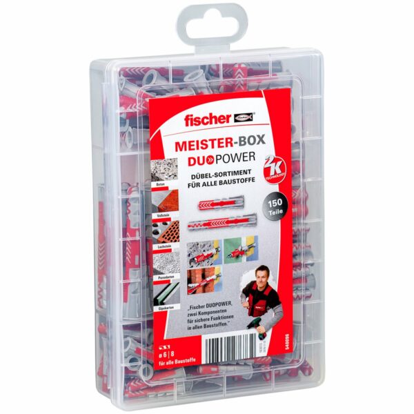 Fischer Dübel-Set Meister-Box DuoPower Ø 6 mm / 8 mm - Kurz/Lang