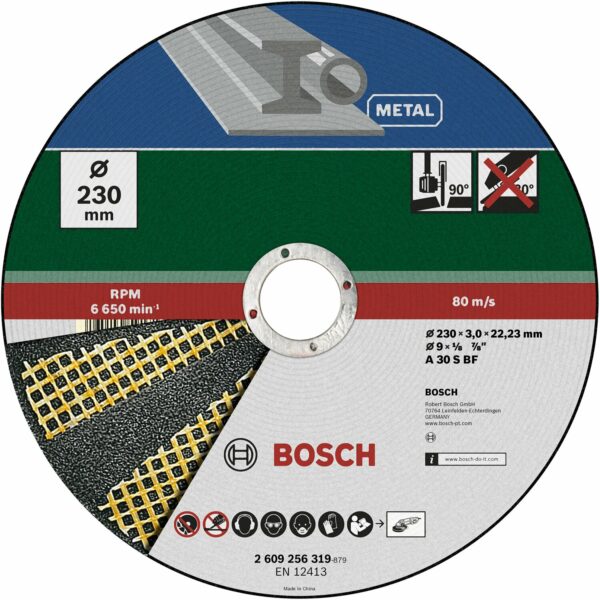 Bosch Trennscheibe Gerade für Metall 230 mm