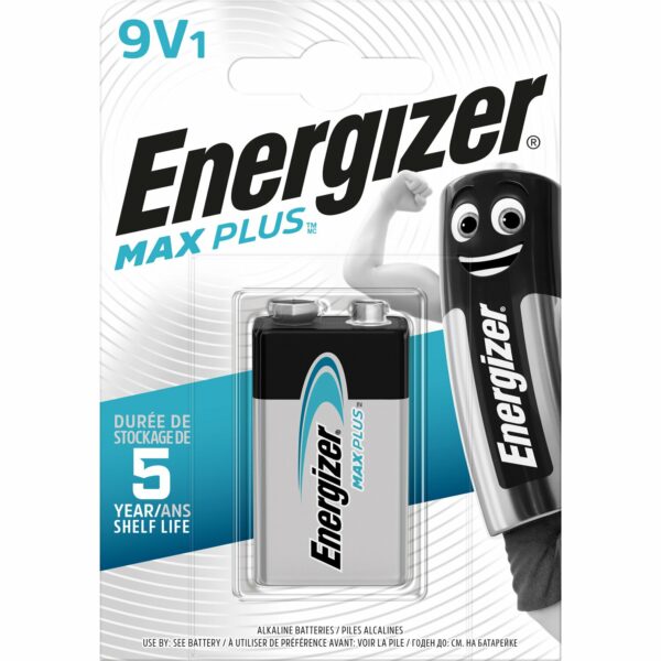 Energizer Alkaline Batterie Max Plus 9V E-Block 1 Stück