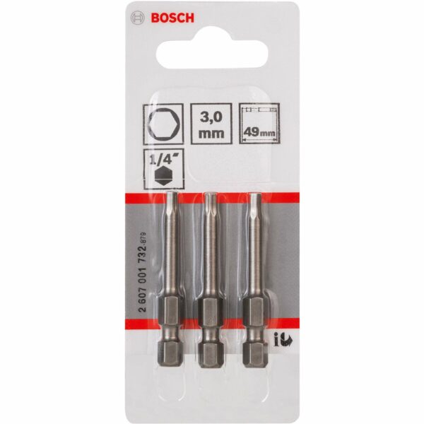 Bosch Schrauber-Bits HEX 3