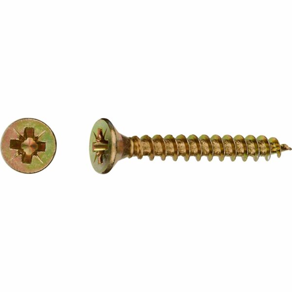 LUX Senkkopf Universalschraube Ø 4 mm x 25 mm Kreuzschlitz PZ-Antrieb 25 Stück