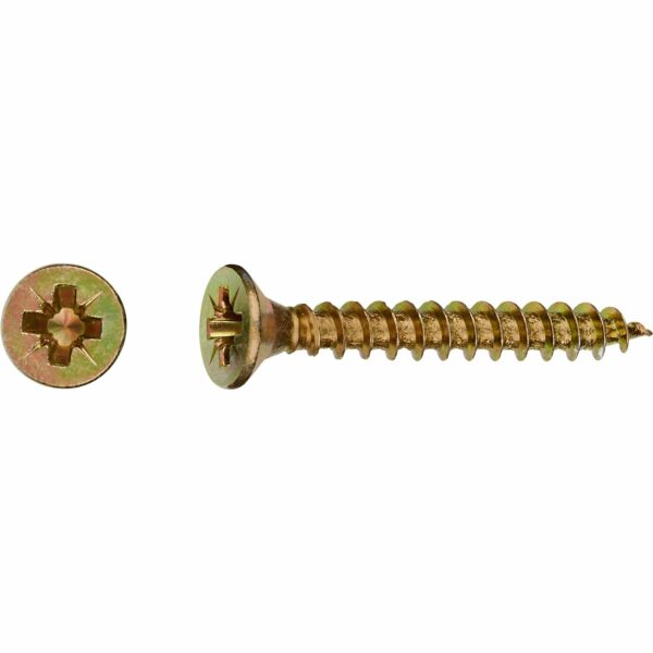 LUX Senkkopf Universalschraube Ø 4 mm x 30 mm Kreuzschlitz PZ-Antrieb 100 Stück