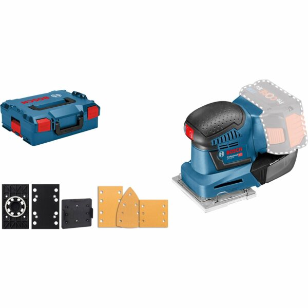 Bosch Professional Akku-Schwingschleifer GSS 18 V - 10 L-Boxx Solo