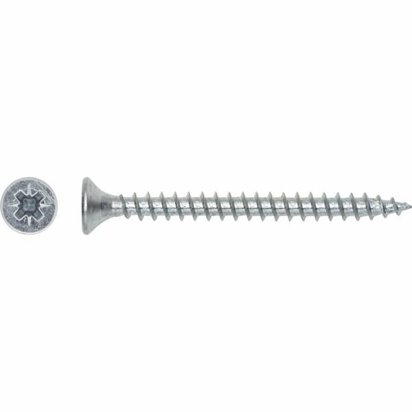 LUX Senkkopf Universalschraube PZ-Antrieb Ø 4 mm x 20 mm Verzinkt 25 Stück