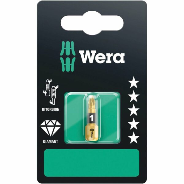 Wera Kreuzschlitz-Bit PZ1 x 25 mm 855/1 Bi-Torsionszone