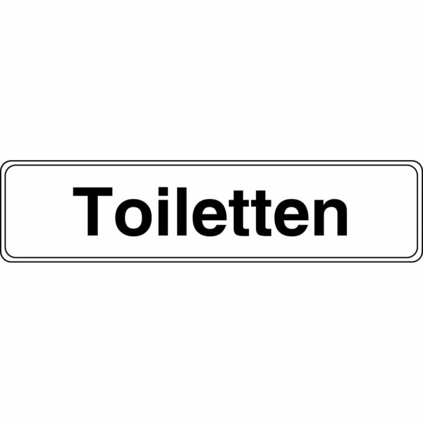 Schild Toiletten 4