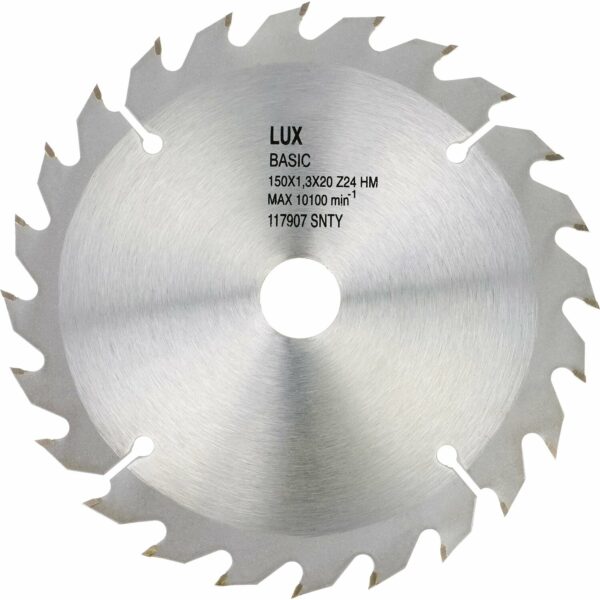 LUX HM-Kreissägeblatt Holz Ø 150 mm 24 Zähne