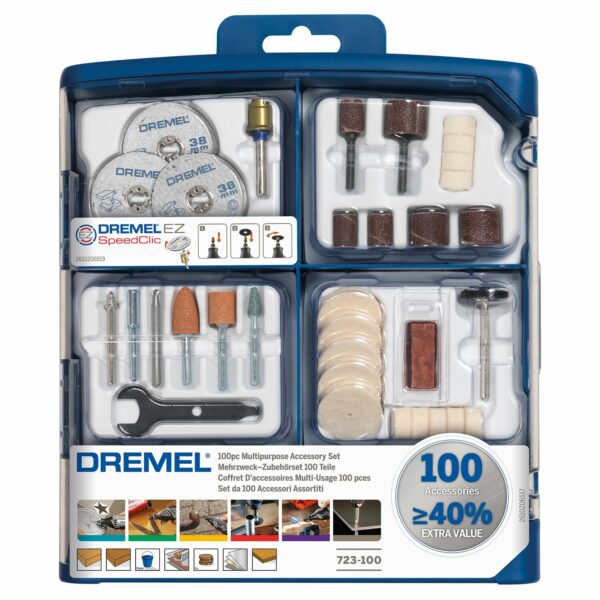 Dremel Mehrzweck-Zubehörset 100 Teile 723