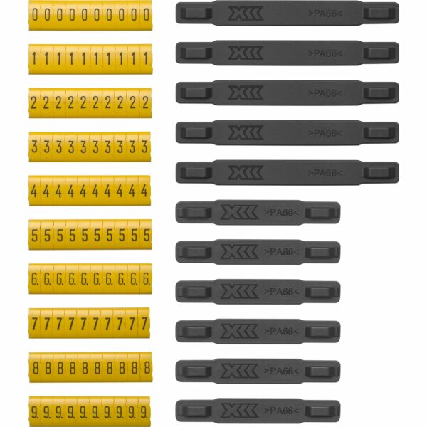 Partex Ader- und Kabelmarkierungs-Set 20-teilig