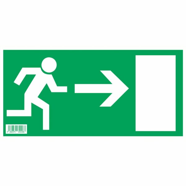 Signum Safety Signs Hinweisschild Fluchttür rechts 14
