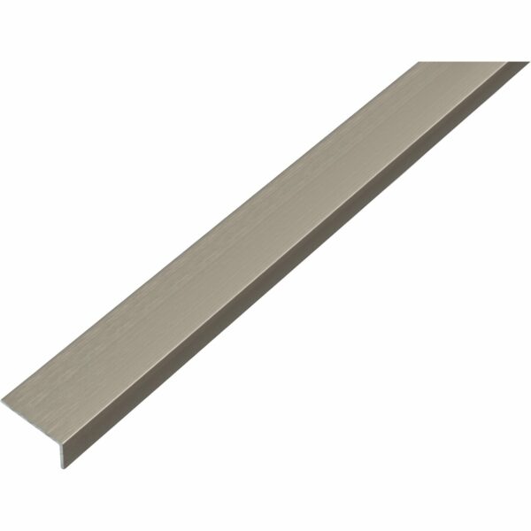 Winkelprofil ungleichsch. L-förmig Alu Dunkel 20 mm x 10 mm x 1.000 mm