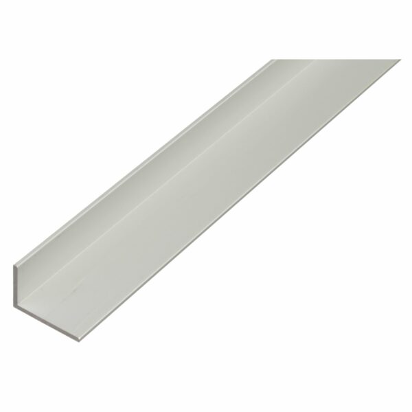 Winkelprofil ungleichsch. L-förmig Alu Elox. Silber 40 mm x 10 mm x 1.000 mm