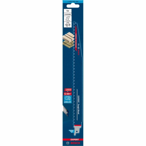 Bosch Säbelsägeblätter Expert S 1242 KHM Tough Wood