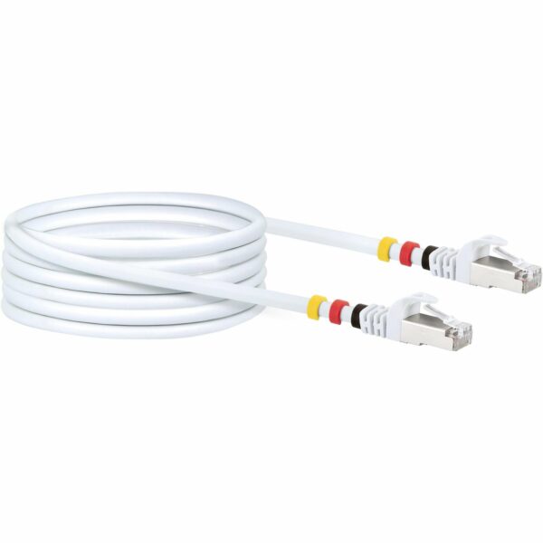 Schwaiger® CAT7 Netzwerkkabel S/FTP inkl. 3 Farbclips - Weiß 20