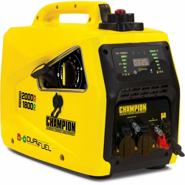 Champion Stromerzeuger Inverter 82001I-E-DF-EU DualFuel 2000 W