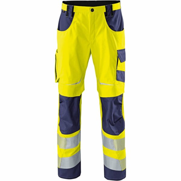 Kübler Workwear Arbeitshose Reflectiq PSA 2 Warngelb/Dunkelblau Gr. 48