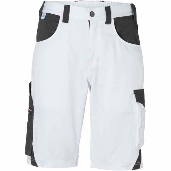 Kübler Pulse Eco Shorts Weiß/Anthrazit Gr. 48