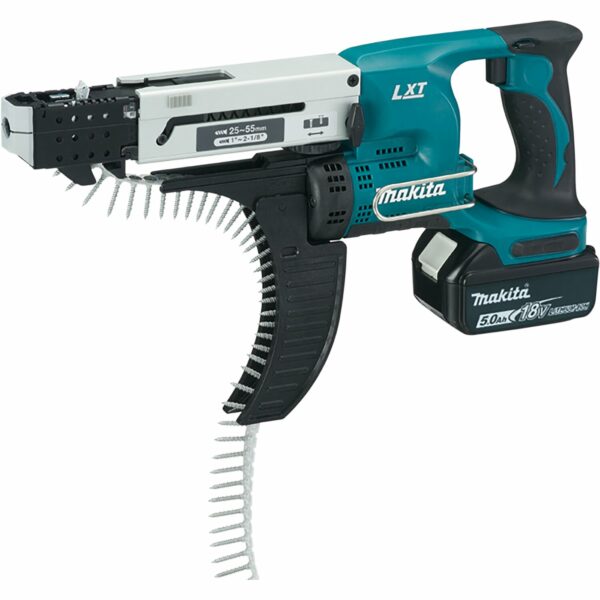 Makita Akkuschrauber DFR550RTJ inkl. 5 Ah Akkus mit Koffer