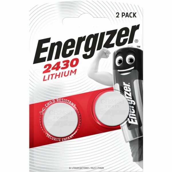 Energizer Knopfzelle Lithium CR 2430 2 Stück