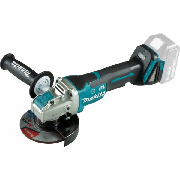 Makita Akku-Winkelschleifer DGA520ZX1 mit Paddelschalter 18 V Solo