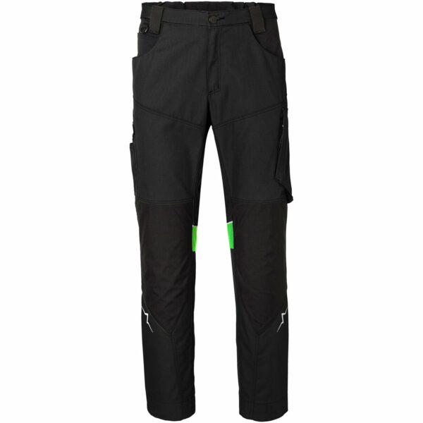 Kübler Pulse Bundhose Light Schwarz/Neongrün Gr. 56