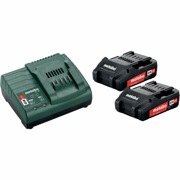 Metabo Basic-Set 2 x Li-Ion 2 Ah