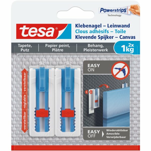 Tesa Klebenagel für Tapeten und Putz (max. 1 kg)