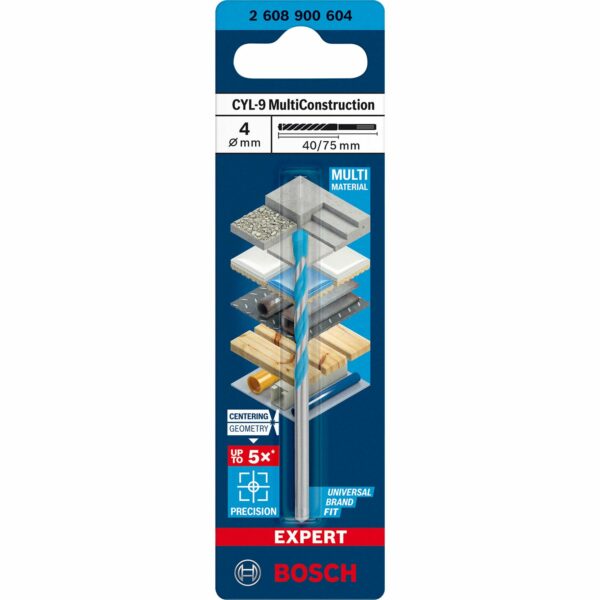 Bosch Bohrer Expert CYL-9 MultiConstruction Ø 4 mm x 75 mm